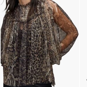 NWT‎ ALL SAINTS Perri Noche Blouse Size 6